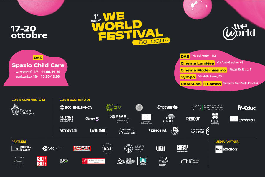 Sta per iniziare il WeWorldFestivalBologna