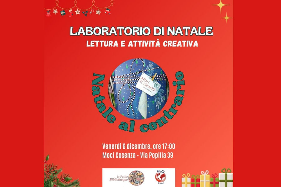 La Petite Bibliothèque e Moci Cosenza festeggiano insieme l'arrivo del Natale